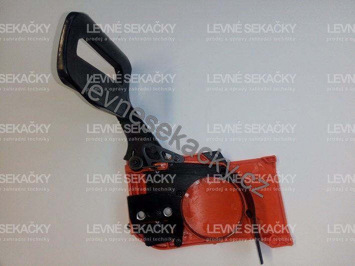 Pilna sujungimo gaubtas su stabdziu Hecht pjuklams 46, 945 ir kitas su variklio turiniu 45, 50 ir 56 cm³ (neoriginalus keitimo detalis)