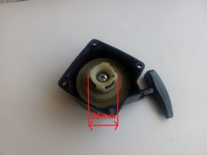 Startera spole dzinētaugas ar iepriekšpārkošanu priekš Hecht 146 BTS, 152 BTS, AlKo, Makita 