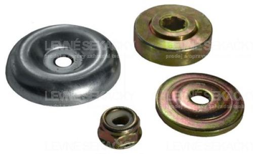 Podkładki z matką i ślizgiem do mocowania noży do kosiarek ABG 332 i 432 HB